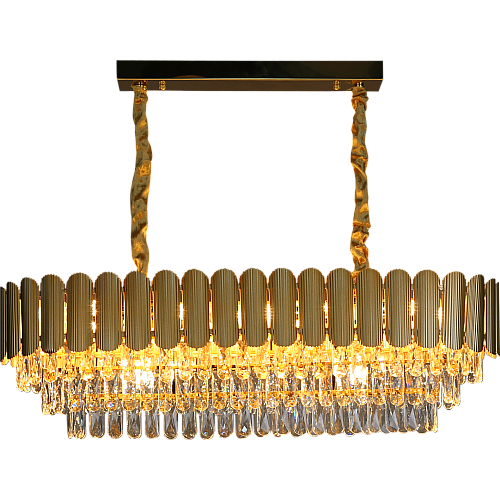 نجف مودرن ذهبي 1000*350 E14*10L نجف مودرن ذهبي 1000*350 E14*10L