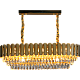 نجف مودرن ذهبي 1000*350 E14*10L نجف مودرن ذهبي 1000*350 E14*10L