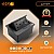 فيش ارضي ثلاثي USB مع فيش كمبيوتر لون اسود حجري توفل