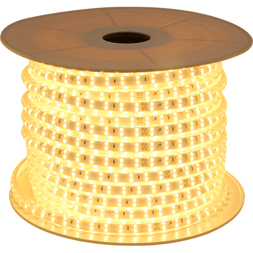 إضاءة مخفية جبس بورد ستريب لايت لون الاضاءة اصفر 180 شريحة لفة 50 متر توفل