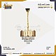 نجف مودرن ذهبي E14*5L قطر 400 ملم