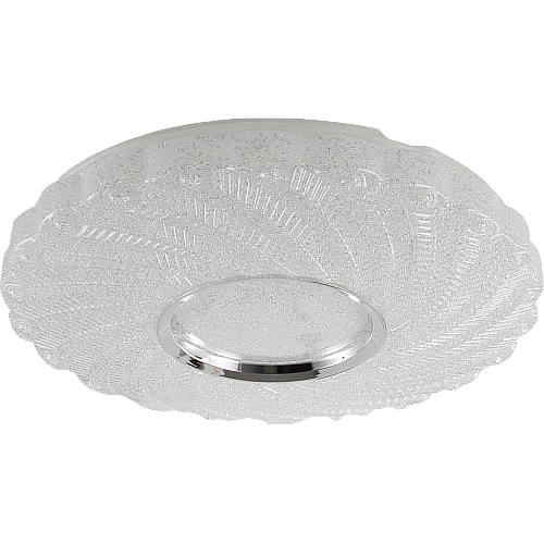 لطش فضي لون الانارة 3 اضاءات مقاس 40 سم مدور 42 واط