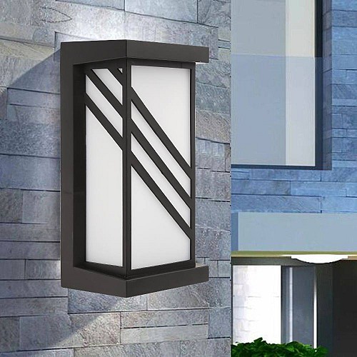 كشاف بوابة لون الاضاءة اصفرمستطيل ثلجي شرائح 24 واط