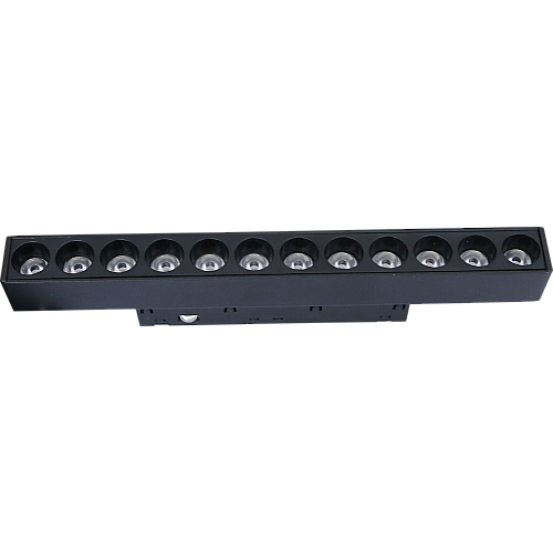 كشاف مجرى مسطرة المطور 4CCT لون الانارة قابلة للتغيير (3K,4K,6.5K ,3CO) عدسات 12 واط (المخفي يحتاج ترنس) مقاس 22 سم