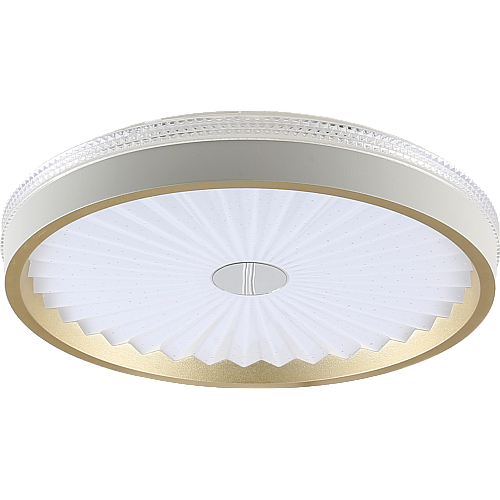 لطش ذهبي لون الانارة 3 اضاءات مقاس 40 سم مدور 42 واط