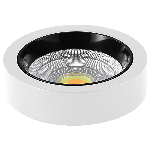 كشاف لطش COB مانع للتوهج المطور اسود + ابيض 30 واط 4CCT لون الانارة قابلة للتغيير (6,5K,4K,3K,3CO) 