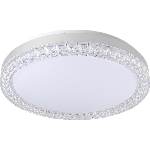 لطش دائري فضي لون الانارة 3 اضاءات 42 واط 