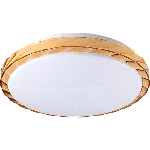 لطش مدور عسلي لون الانارة 3 اضاءات مقاس 40 سم 42 واط 