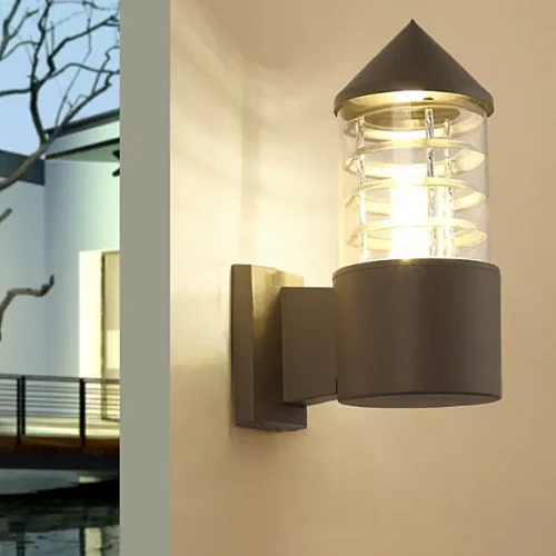  منتج كشاف بوابة 1 لمبة E27 مفرد-9139/1BK