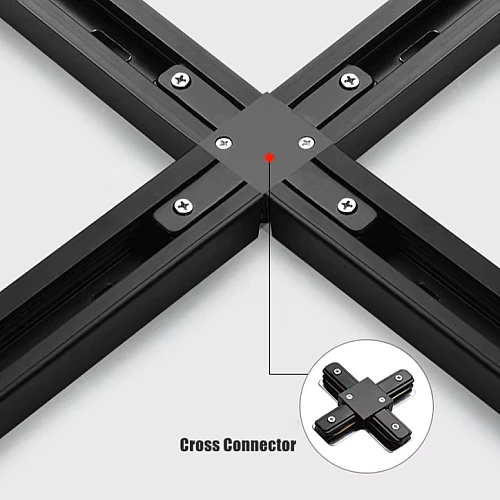 توصيلة كشاف مجرى شكل + اسود توفل