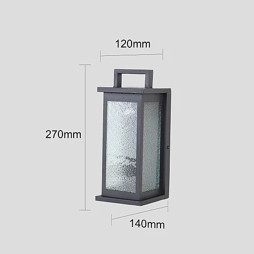 فانوس حائط جداري خارجي اسود