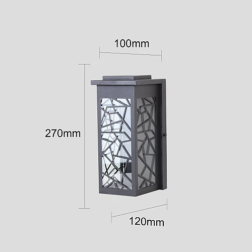 فانوس حائط جداري خارجي اسود