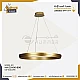 علاقي مودرن حلقة ذهبي لون الانارة 3اضاءات 80 سم