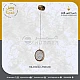 نجف مودرن ذهبي مع3اضاءات 9 واط