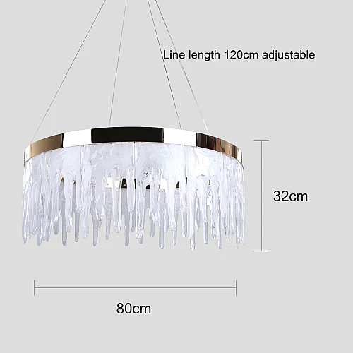 نجف مودرن ذهبي لون الانارة 3اضاءات 75 واط قطر 80 سم نجف مودرن ذهبي لون الانارة 3اضاءات 75 واط قطر 80 سم