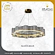 نجف مودرن زيتي 3اضاءات 36 واط 60 سم