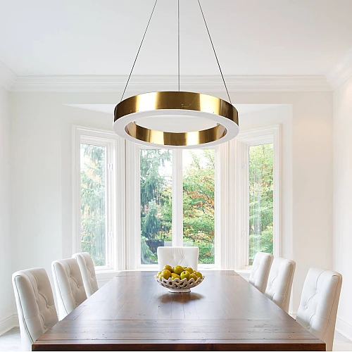 علاقي مودرن قاعدة واحدة زيتي لون الانارة اصفر 25 واط قطر 40 سم