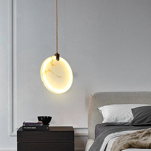 علاقي مودرن زيتي لون الانارة اصفر 15 واط 25 سم