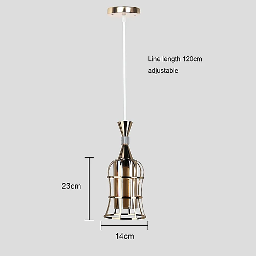 علاقي مودرن مفرد ذهبي E27*1L