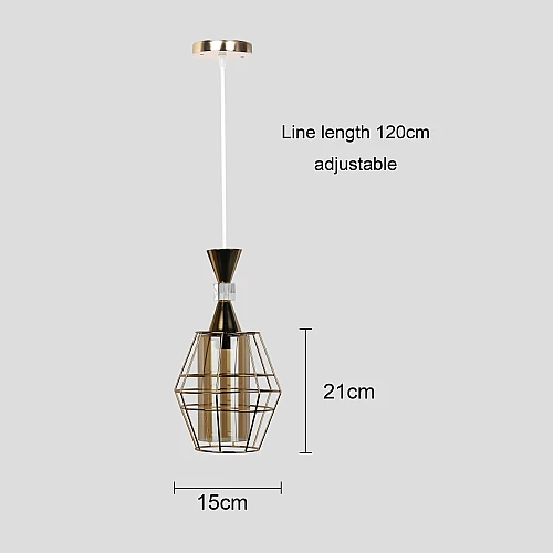 علاقي مودرن مفرد ذهبي E27*1L