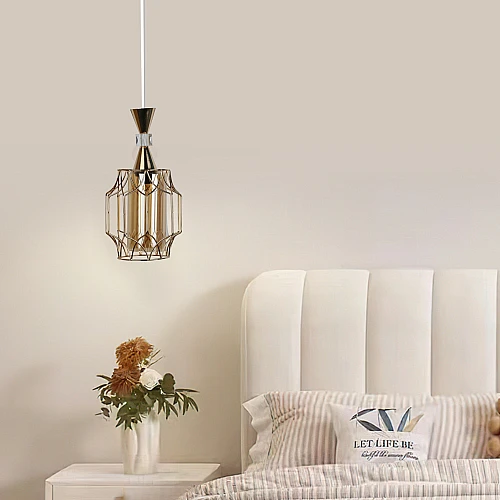 علاقي مودرن مفرد ذهبي E27*1L