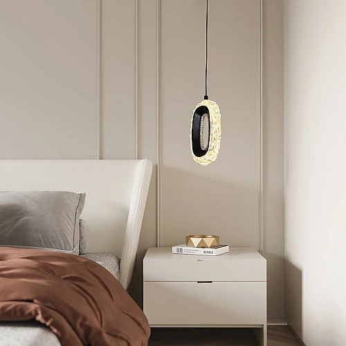 علاقي مودرن اسود لون الانارة 3اضاءات 9 واط مفرد