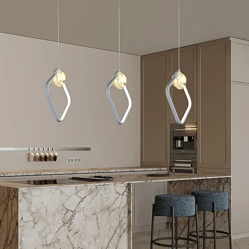 علاقي مودرن ابيض لون الانارة 3اضاءات 25 واط