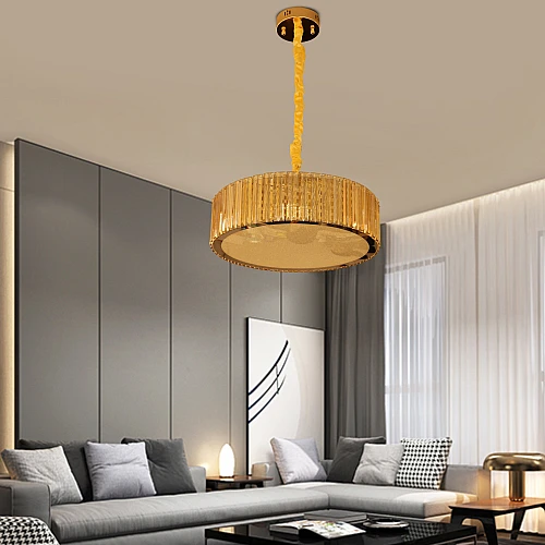 علاقي مودرن ذهبي لون الانارة 3اضاءات واط 48 مقاس 50 سم