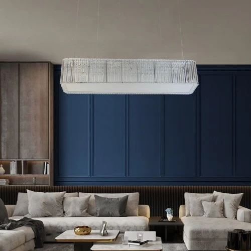 علاقي كلاسيك فضي لون الانارة 3اضاءات واط 42 مقاس 80 سم