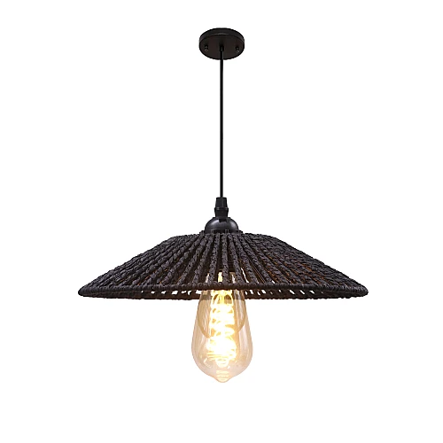 نجف مودرن اسود E27*1 قطر 300 ملم