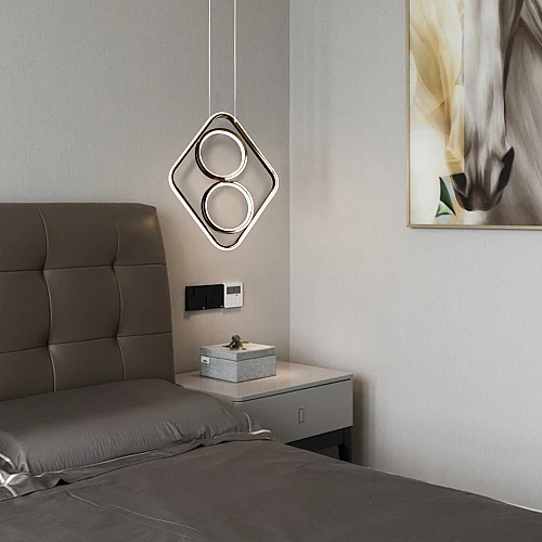 علاقي مودرن400*310 ذهبي لون الانارة 3 اضاءات 60 واط