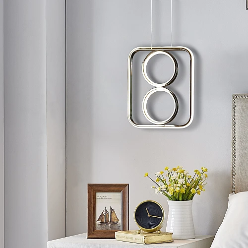 علاقي مودرن350*310 ذهبي لون الانارة 3 اضاءات 60 واط