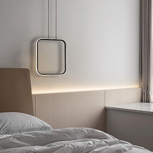 علاقي مودرن350*310 اسود لون الانارة 3 اضاءات 30 واط