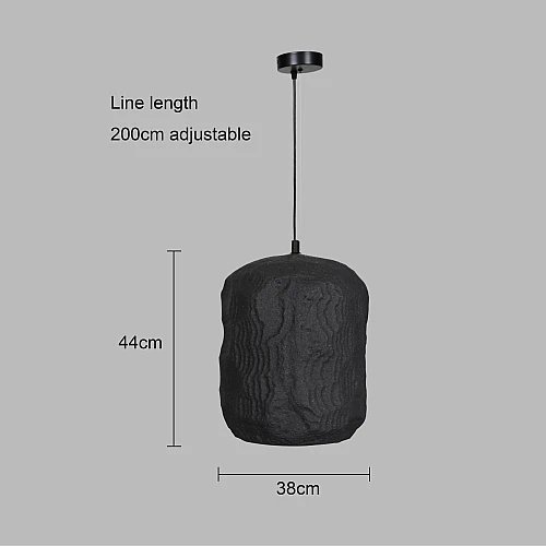 نجف علاقي مفرد مودرن اسود E27*1