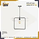 علاقي اسود مربع استيل مفرد