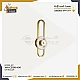 ابليك جداري مودرن زيتي مع 7 واط 3اضاءات مقاس 40 سم