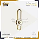 ابليك جداري مودرن زيتي مع 7 واط 3اضاءات مقاس 40 سم