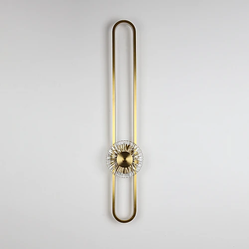 ابليك جداري مودرن زيتي مع 7 واط 3اضاءات قطر 80 سم