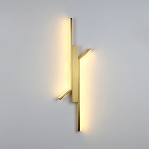 ابليك حائط جداري مودرن زيتي لون الانارة اصفر (9 واط ) طول 60 سم