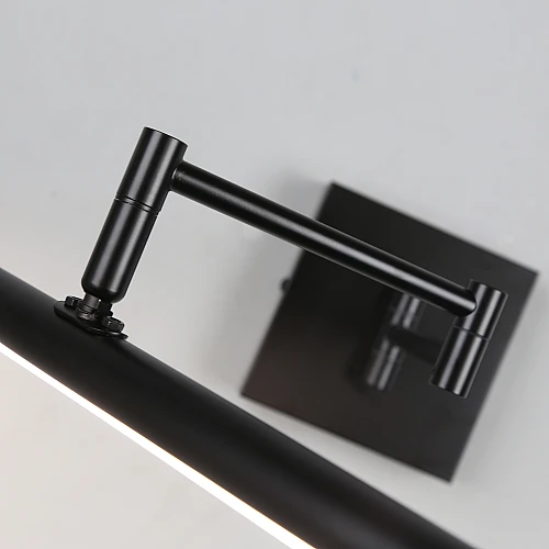 ابليك جداري مغسلة مودرن اسود لون الانارة 3اضاءات 40 سم