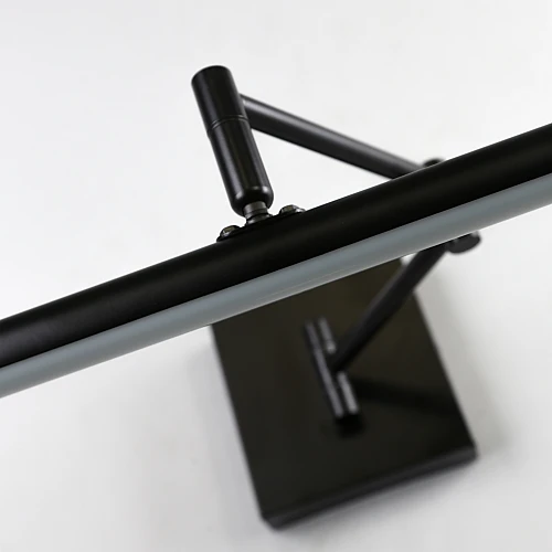 ابليك جداري مغسلة مودرن اسود لون الانارة 3اضاءات 40 سم