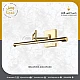 ابليك جداري مغسلة مودرن زيتي لون الانارة 3اضاءات 40 سم