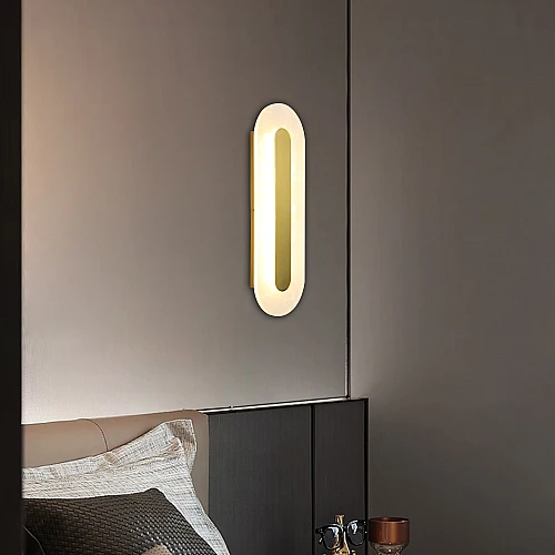 ابليك حائط جداري مودرن زيتي لون الانارة 3اضاءات 5 واط