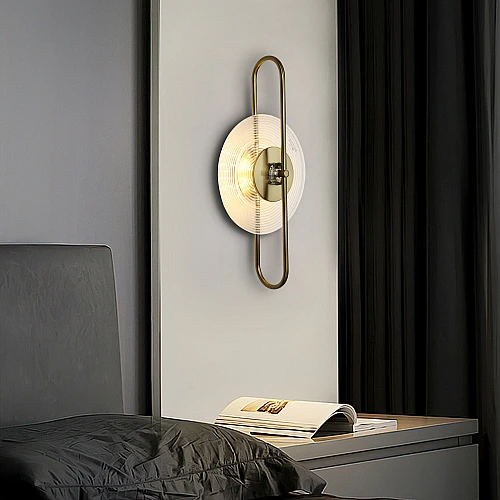 ابليك حائط جداري مودرن زيتي لون الانارة 3اضاءات 9 واط