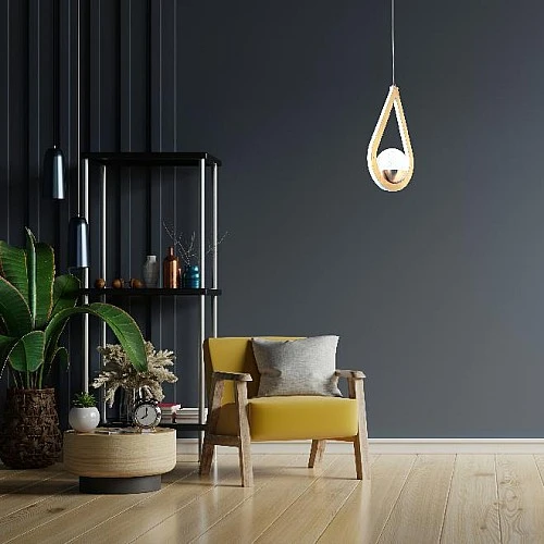 علاقي ذهبي مميز بتصميم دمعة لون الانارة 3 اضاءات مميزة مفرد