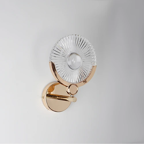  صورة منتج إضاءة شاين وول جدارية مودرن ذهبي مع لون الانارة 3اضاءات 3 واط موديل WA/C5236/FGD+3CO