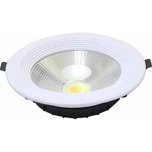 كشاف سبوت لايت لون الانارة 3 اضاءات متغيرة ( كريمي + اصفر + ابيض ) 16 سم 18 واط