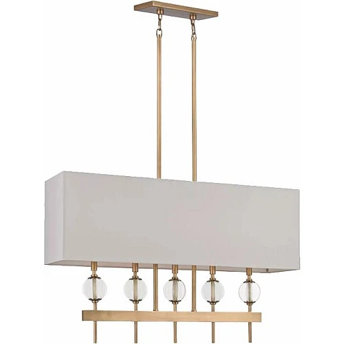 ثريا طربوش مستطيل مودرن أنيق