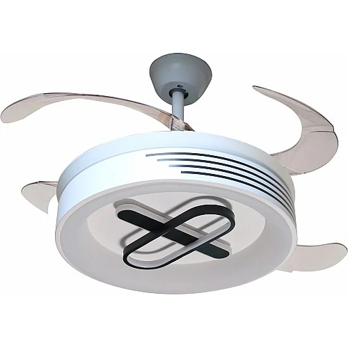  منتج نجف مروحة ابيض مودرن لون الانارة 3 اضاءات متعددة-HA/A4062FAN/WH+3CO