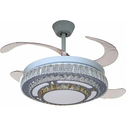  منتج نجف مروحة ابيض مودرن لون الانارة 3 اضاءات متعددة-HA/A4064FAN/WH+3CO